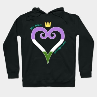 Gender Queer Pride Heart Hoodie